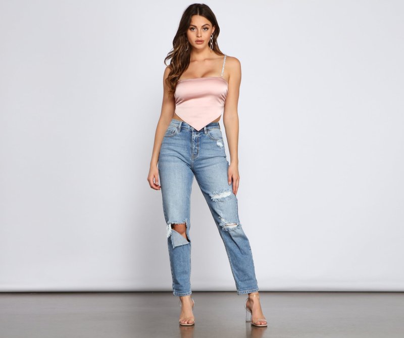 TableClothsUs Add Some Sparkle Satin Scarf Top
